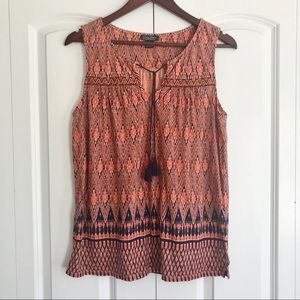 Lucky Brand | Ikat Tasseled Tank